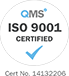 QMS ISO 9001 certified logo