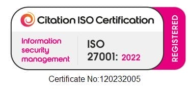 QMS ISO 27001 certified logo